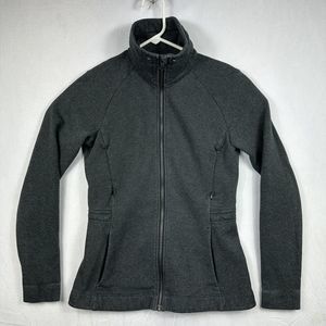 Lululemon Huddle and Hustle Jacket Womens Size 4 Gray‎ Full Zip LW4AVDS Stretch